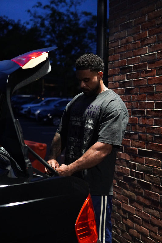 What Tried To Break Me Men Oversized faded T-shirt