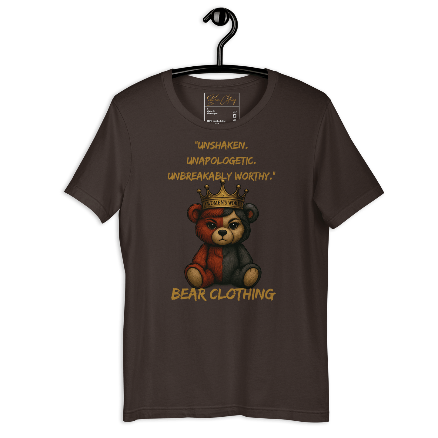 A Women’s Worth Full Body T-shirt - Bearclothing