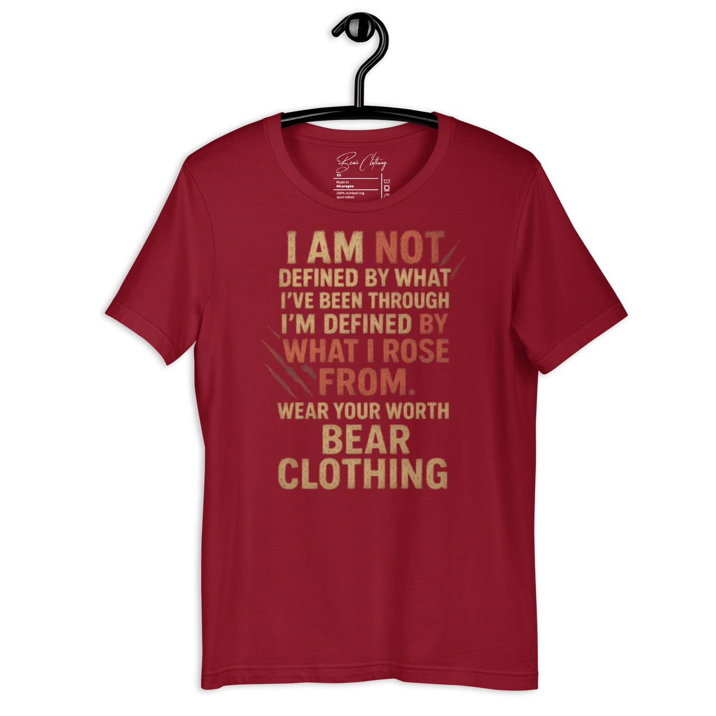 Full Body I Am Not Defined Two Print Unisex t-shirt - Bearclothing