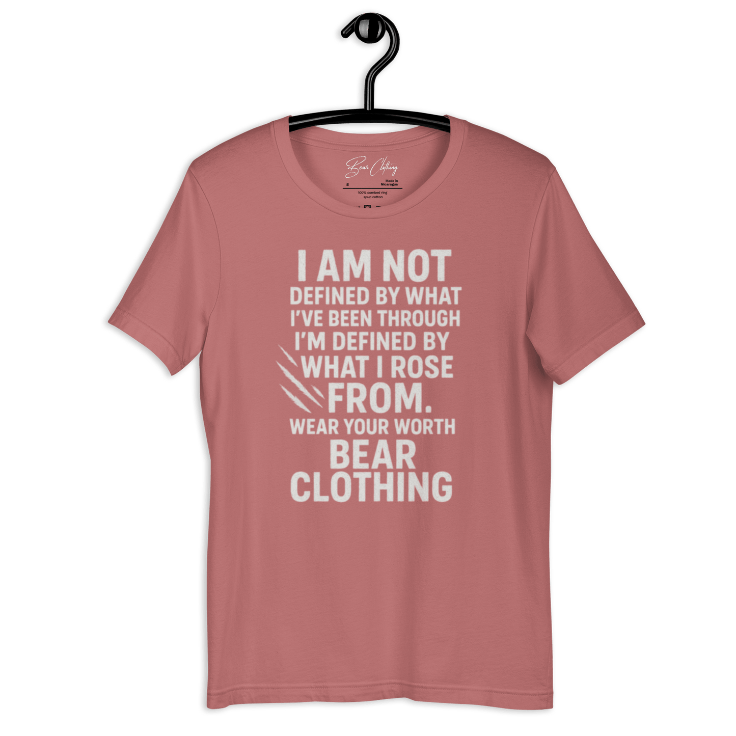 Full Body I Am Not Defined White Print Unisex t-shirt - Bearclothing