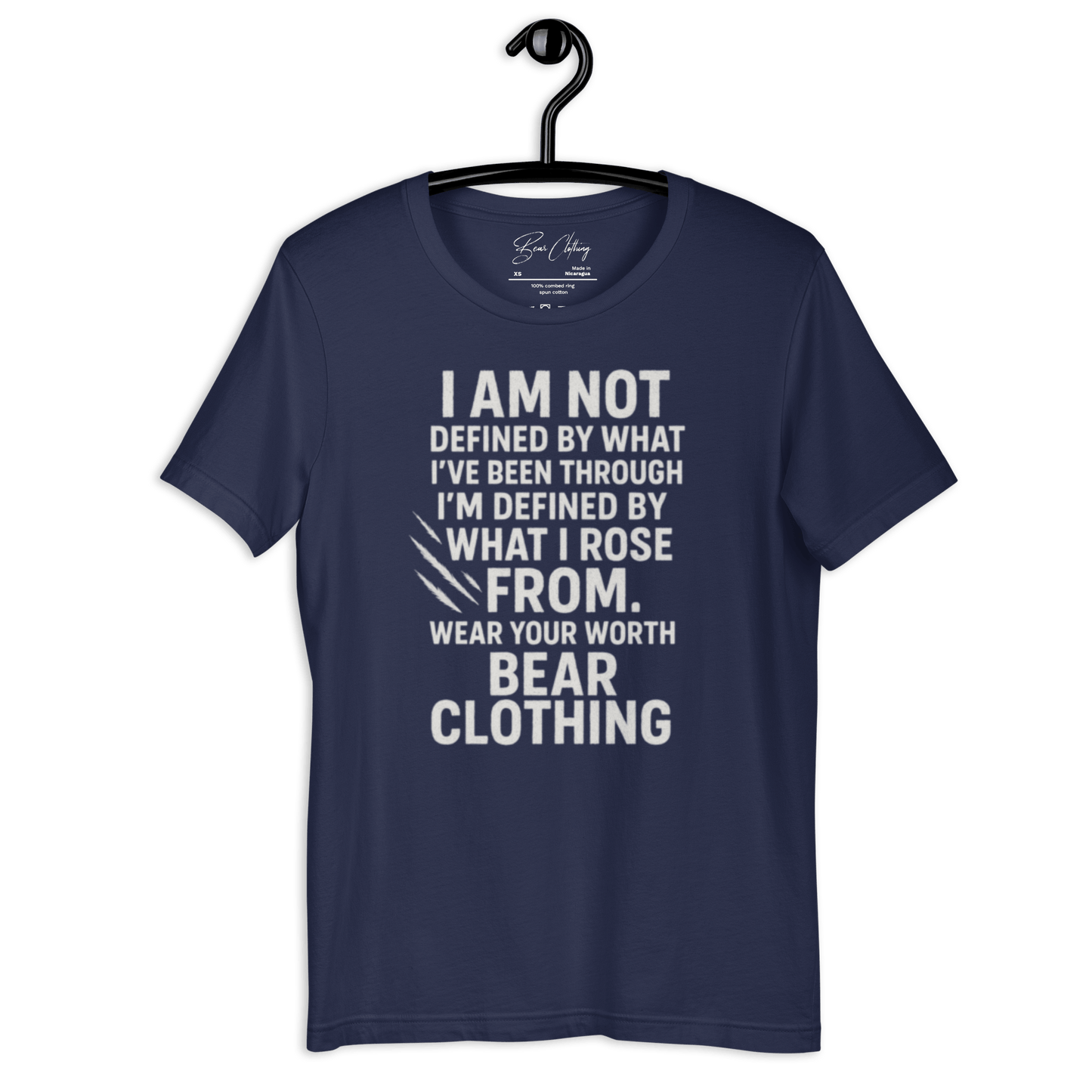 Full Body I Am Not Defined White Print Unisex t-shirt - Bearclothing