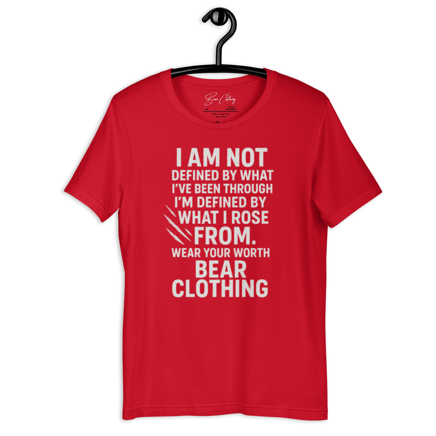 Full Body I Am Not Defined White Print Unisex t-shirt - Bearclothing