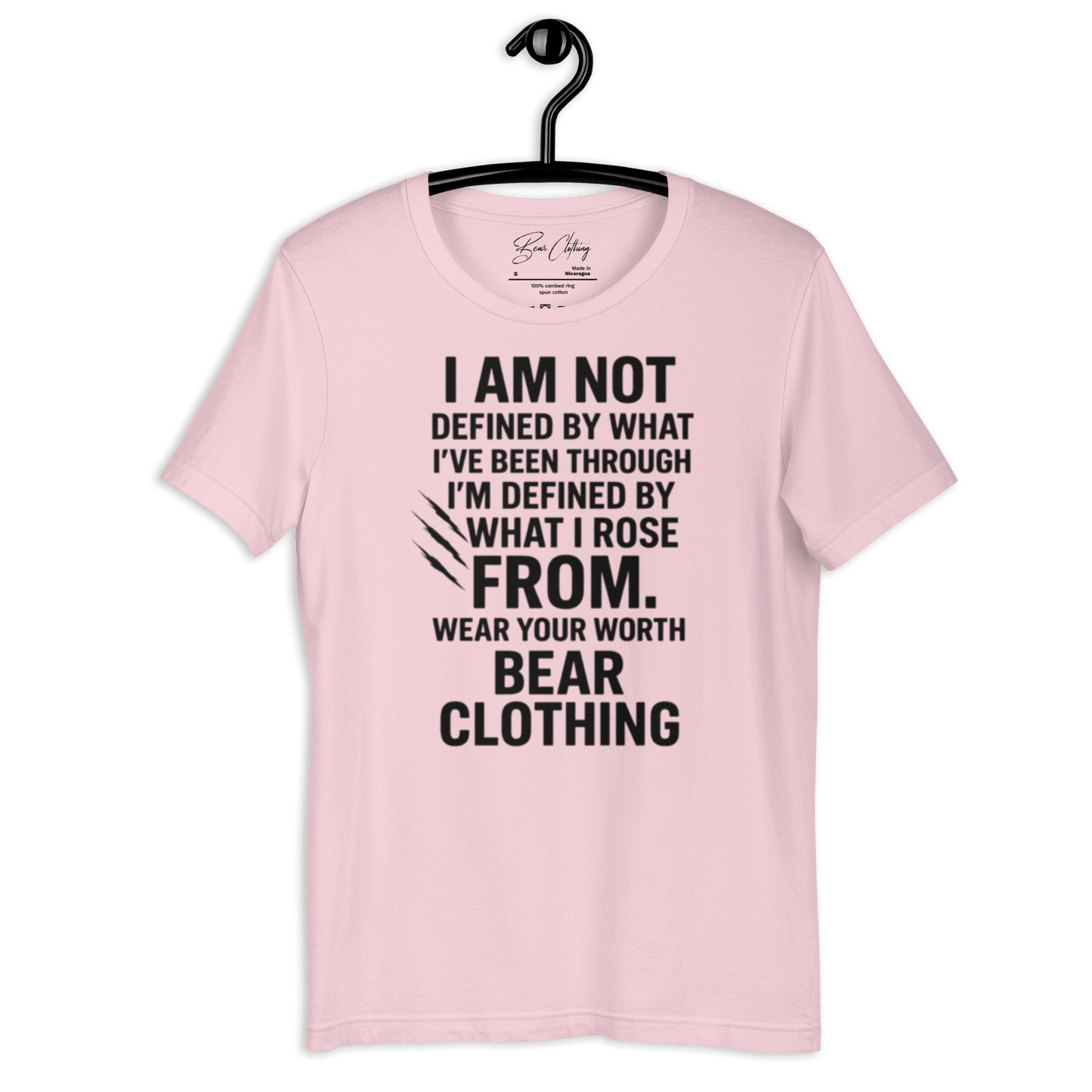 Full Body I Am Not Defined Black Print Unisex t-shirt - Bearclothing
