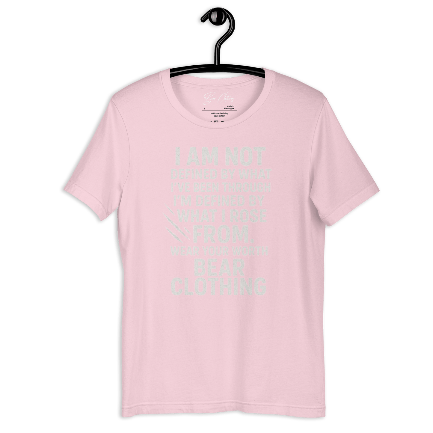 Full Body I Am Not Defined White Print Unisex t-shirt - Bearclothing