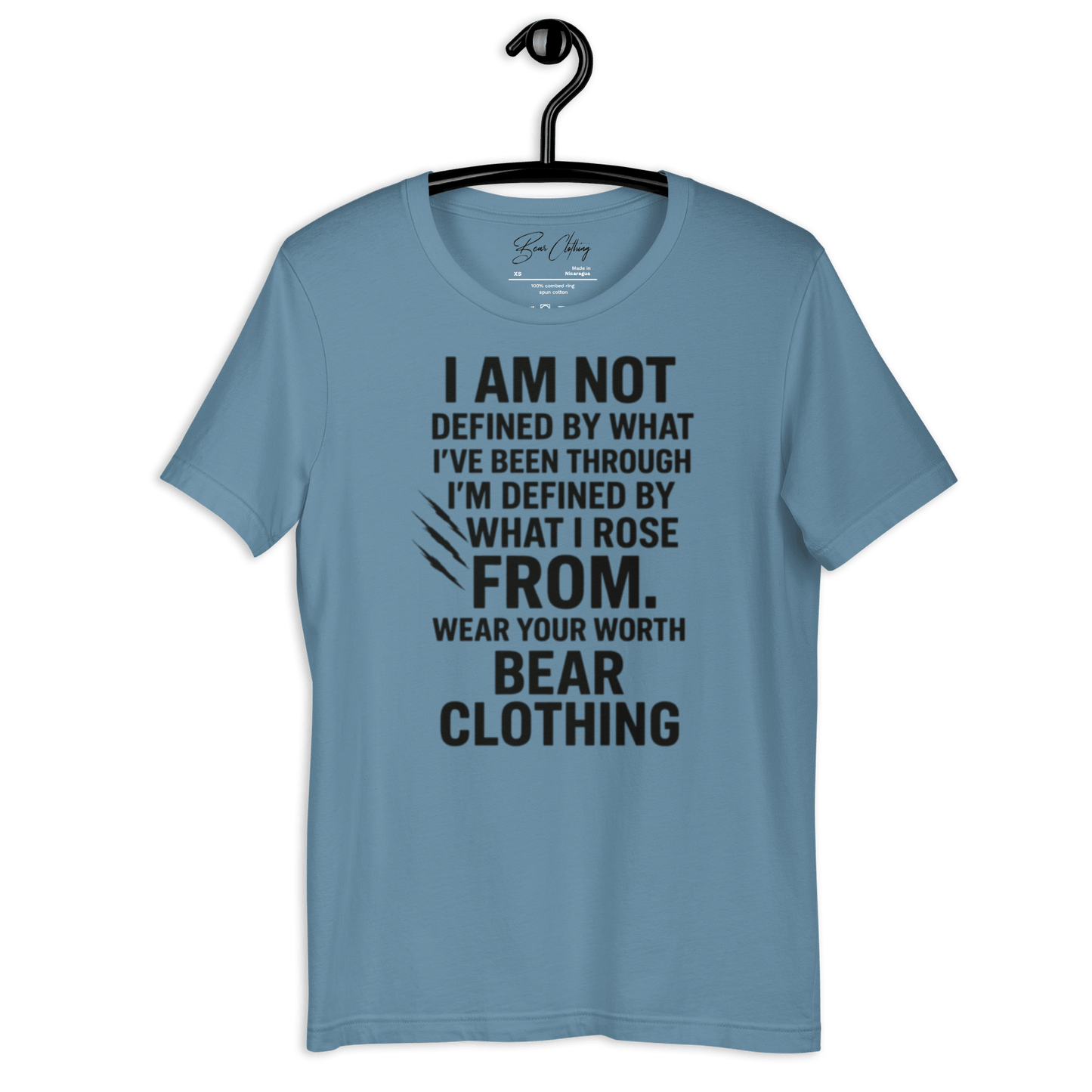 Full Body I Am Not Defined Black Print Unisex t-shirt - Bearclothing