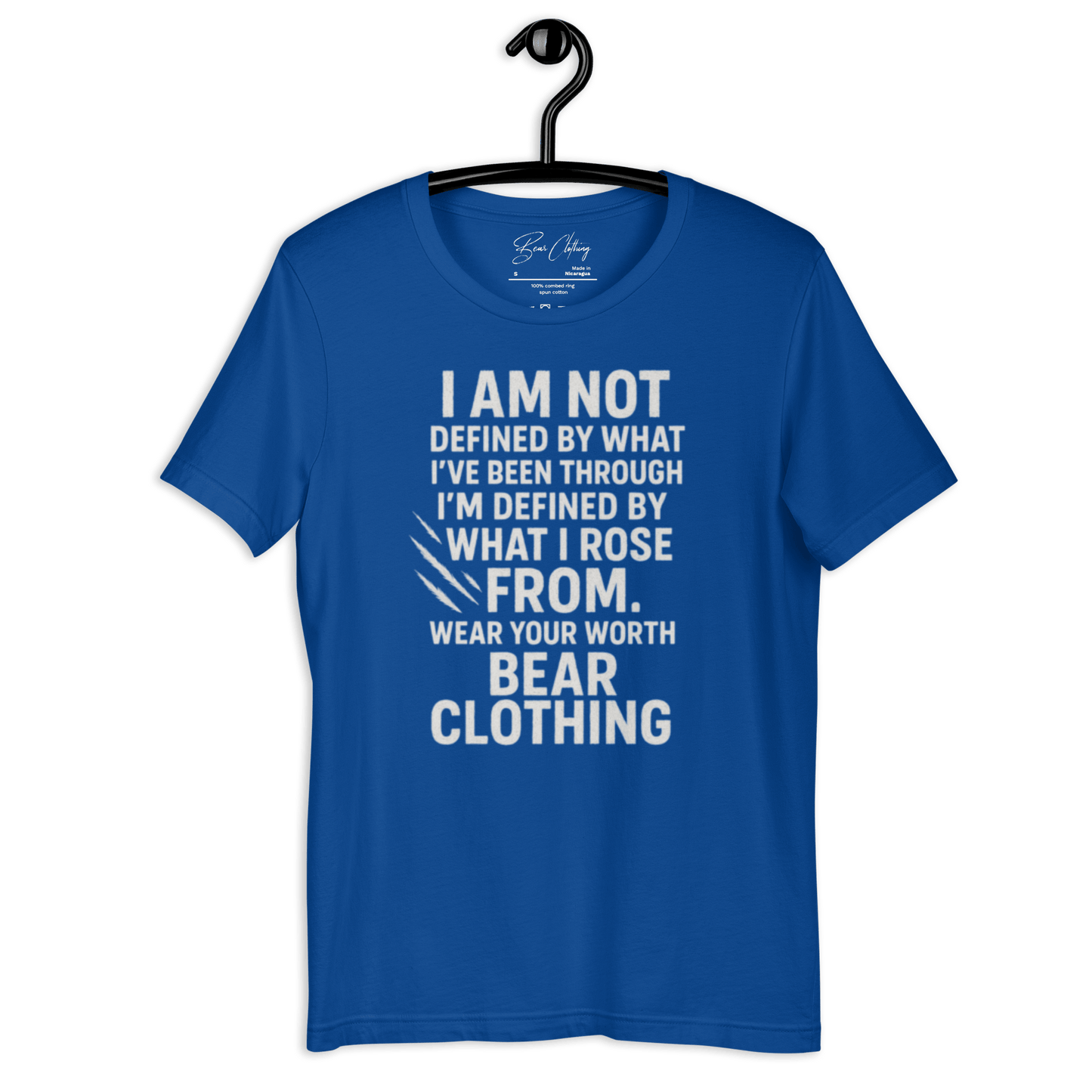Full Body I Am Not Defined White Print Unisex t-shirt - Bearclothing