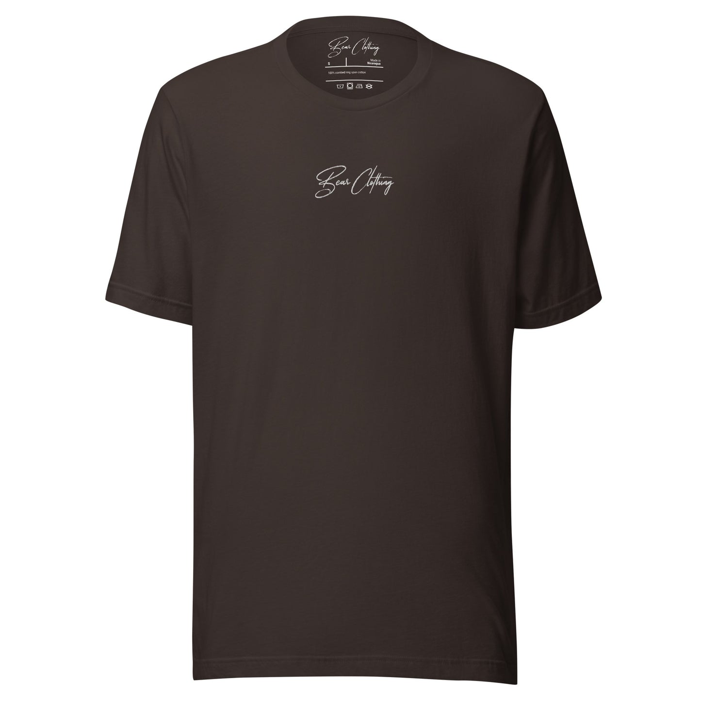 EXCLUSIVE FRONT EMBROIDERY WHITE PRINT SIGNATURE WITH BACK ANGEL TEE