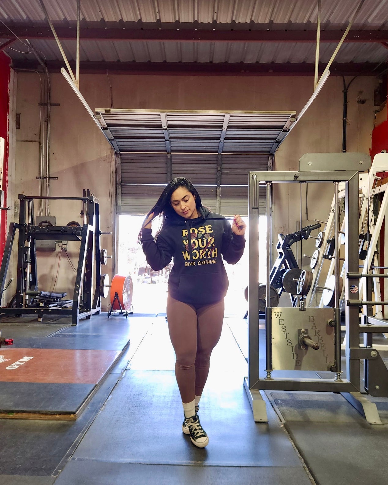 Unisex Rose Your Worth Hoodie - Bearclothing 