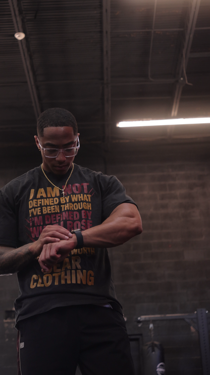 I Am Not  Defined Men Oversized  Premium T-shirt