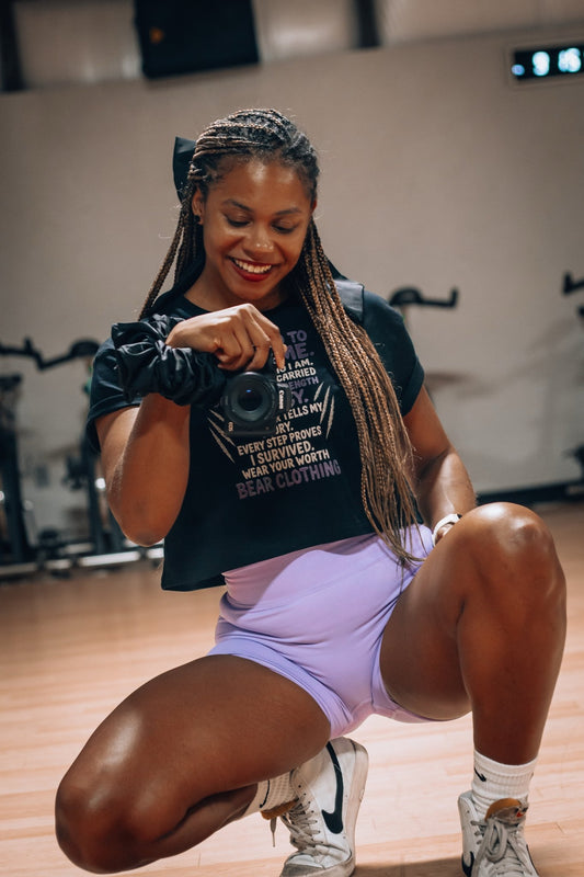 Full Body What Tried To Break Me Women’s crop top - Bearclothing