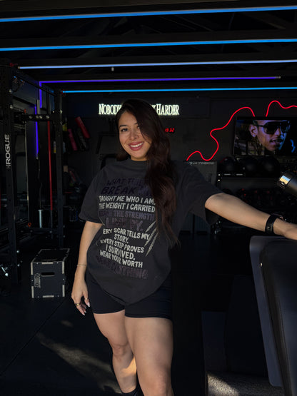 Women What Tried To Break Me Oversized faded t-shirt