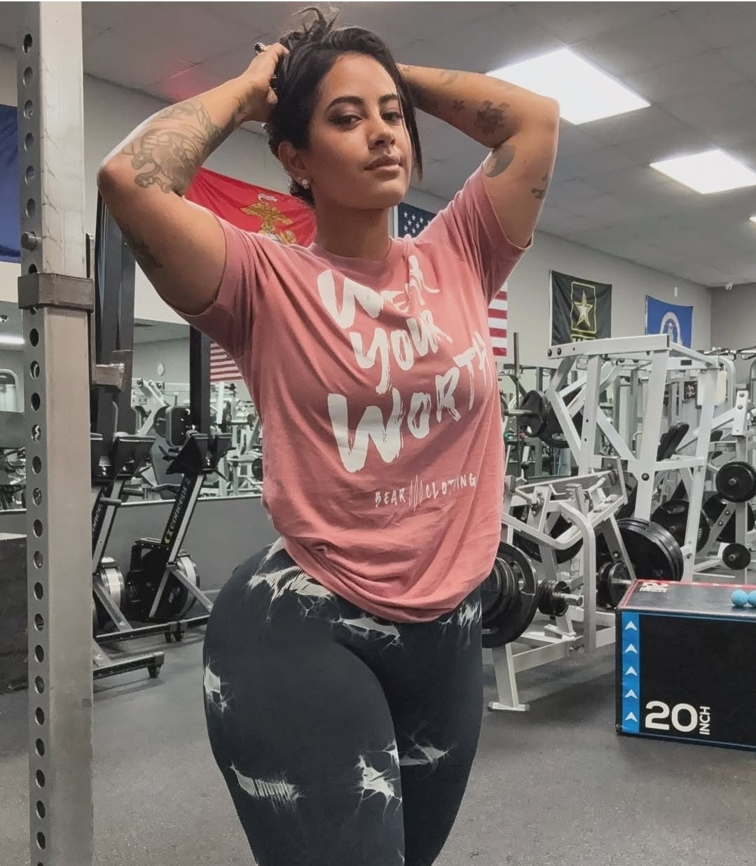 Wear Your Worth Women’s Premium Fitted T-Shirt - Bearclothing 
