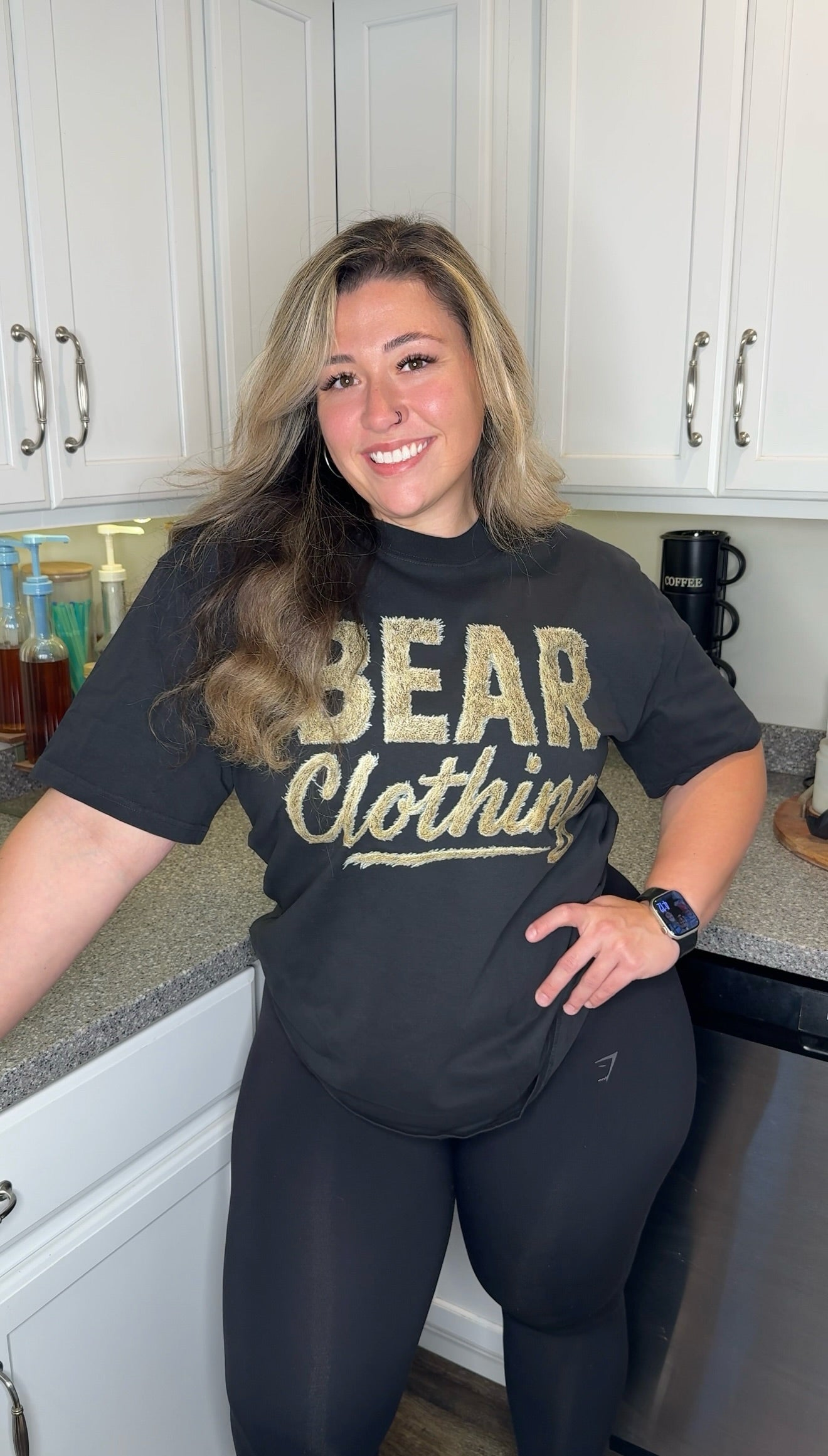 Exclusive Signature Women Oversized faded Pump Cover