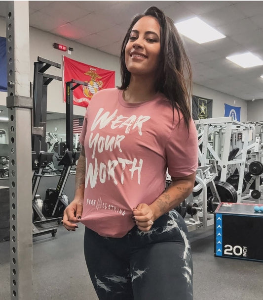 Wear Your Worth Women’s Premium Fitted T-Shirt - Bearclothing 