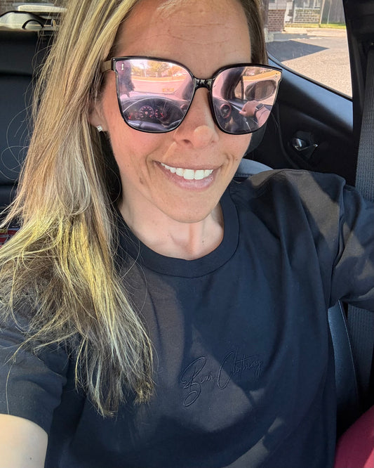 Blackout  Embroidered  crop top - Bearclothing 
