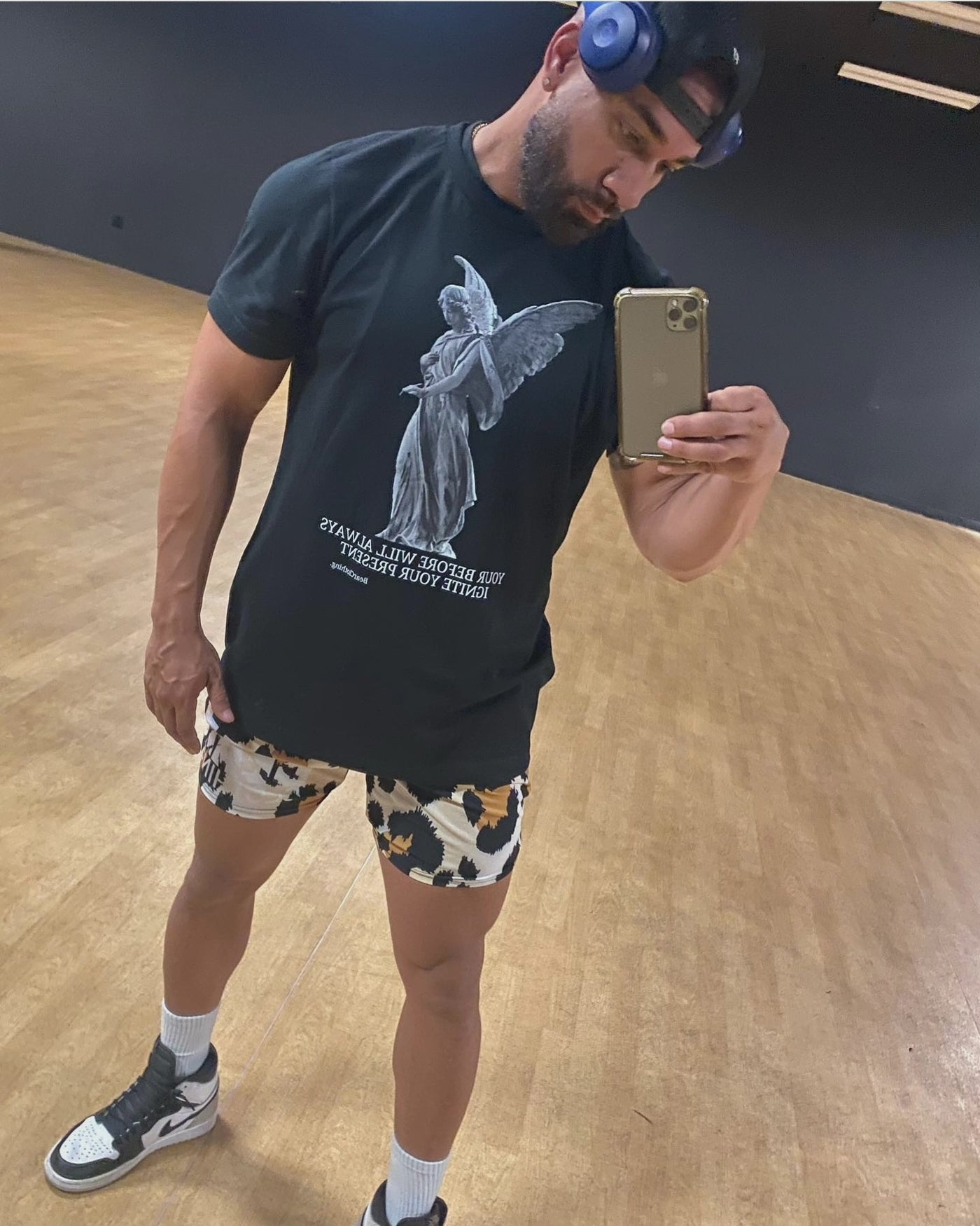 Exclusive White Print Angel Tee