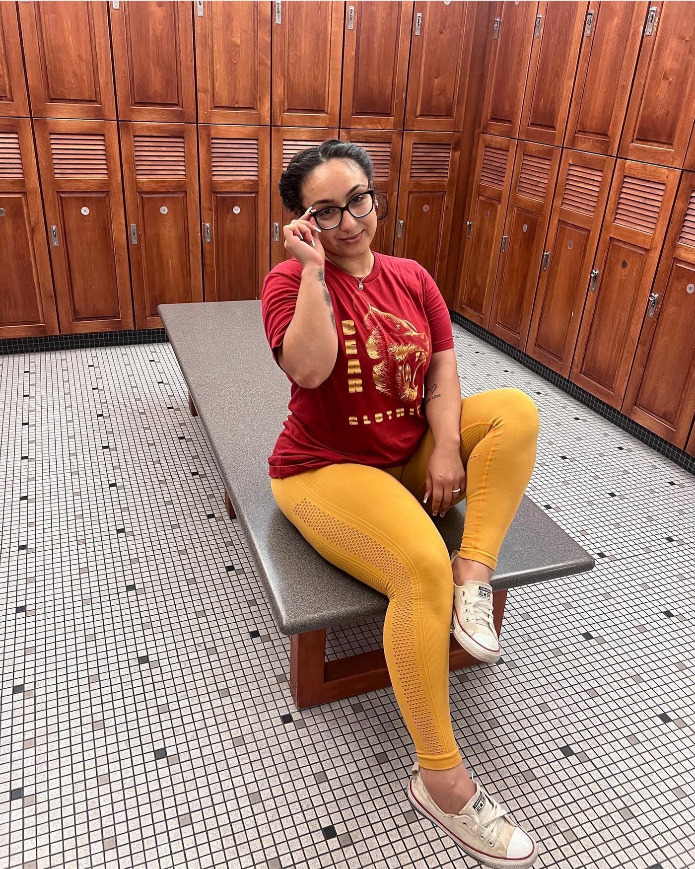 Exclusive Bear Print Unisex t-shirt Gold