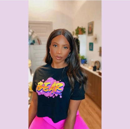 Bubble Gum Signature print crop top LADIES