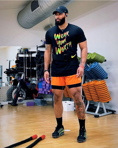Jamaica Print Wear Your Worth Premium Tee - Bearclothing