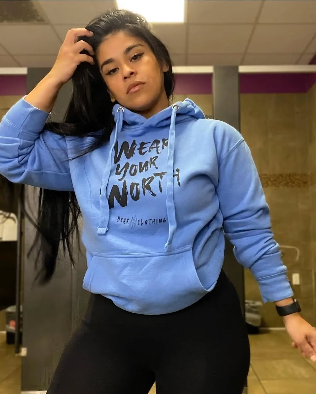 Fall Wear Your Worth Black Print Unisex Hoodie - Bearclothing