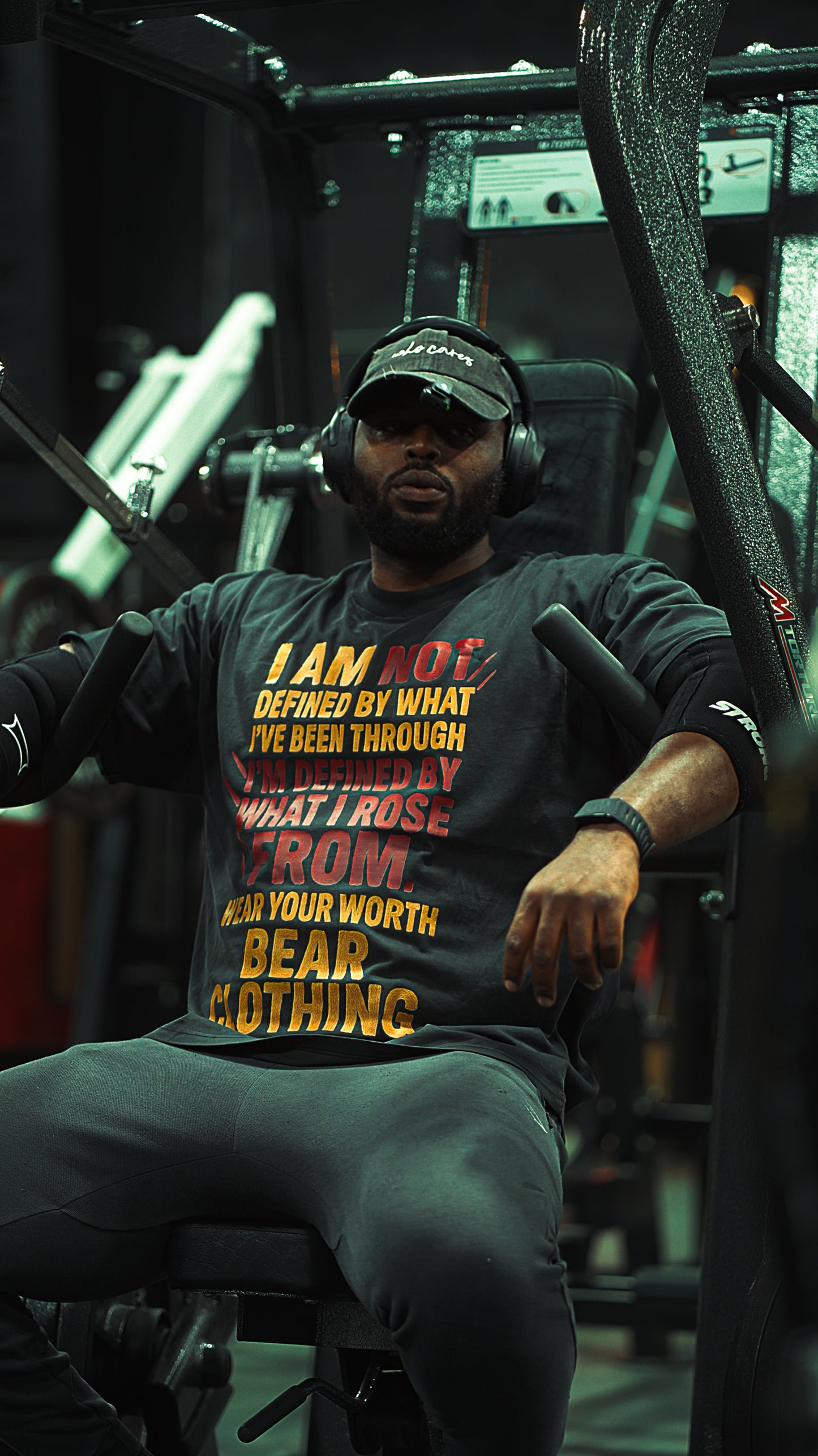 I Am Not  Defined Men Oversized  Premium T-shirt - Bearclothing 