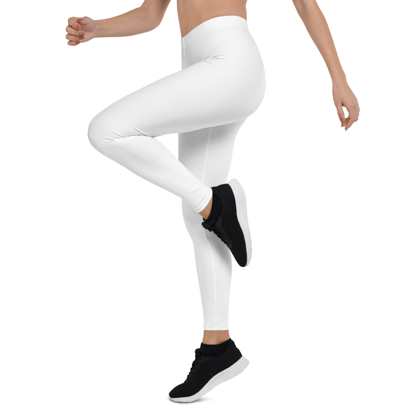 Yoga black print squat proof Leggings