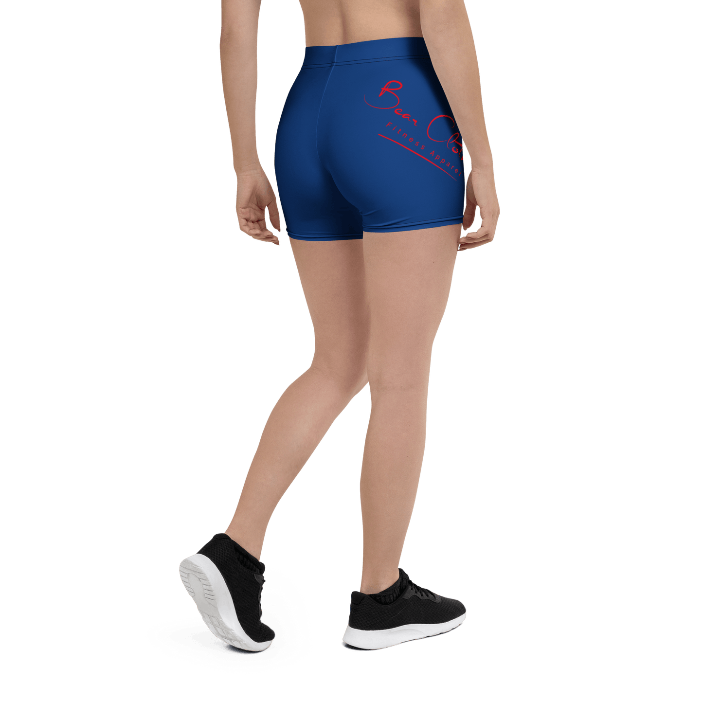 Yoga Red Print Bear Clothing Fitness Line Shorts - Bearclothing