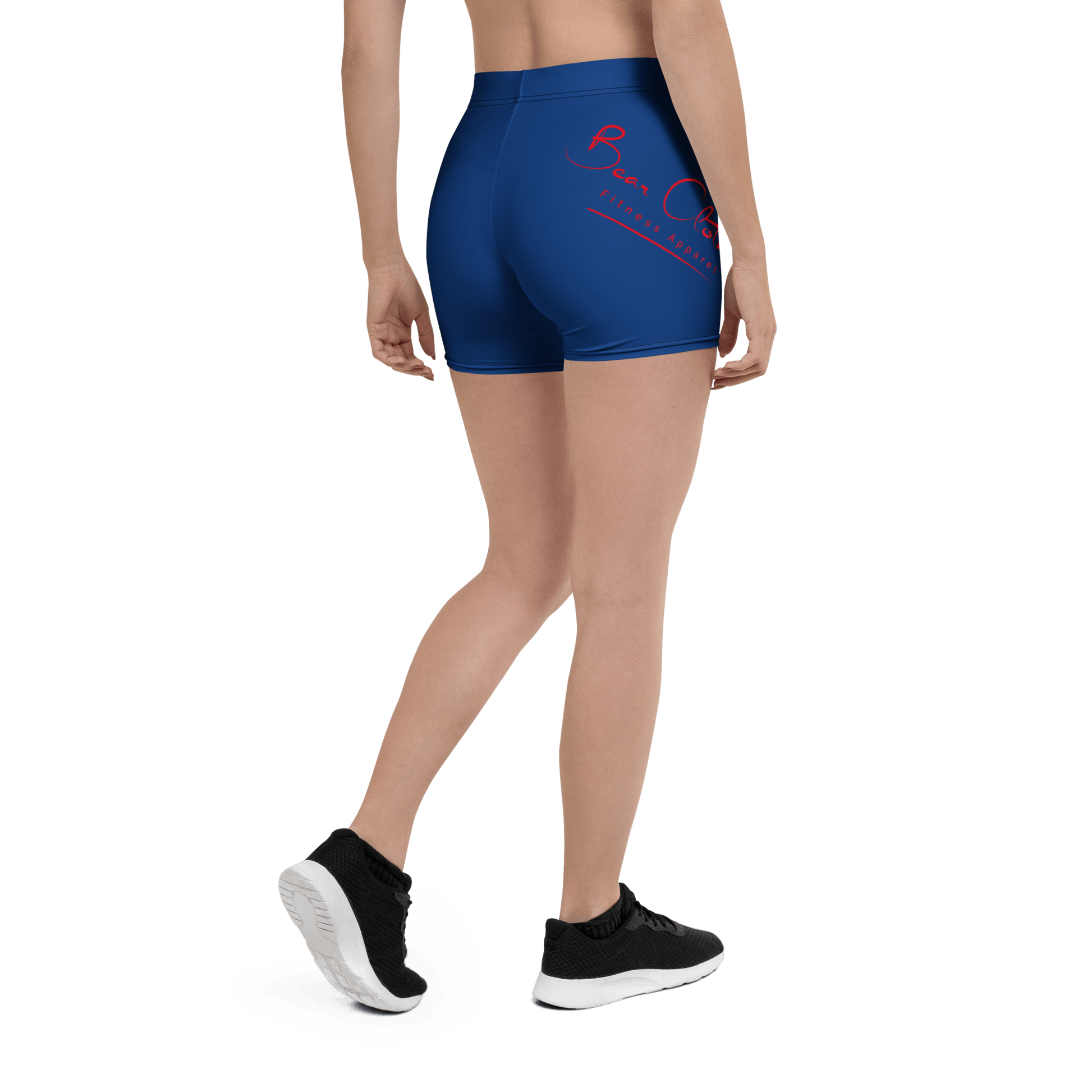 Yoga Red Print Bear Clothing Fitness Line Shorts - Bearclothing