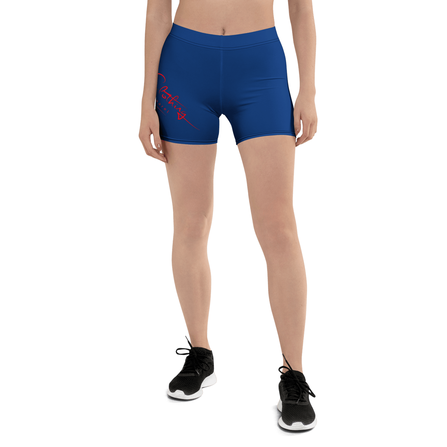 Yoga Red Print Bear Clothing Fitness Line Shorts - Bearclothing