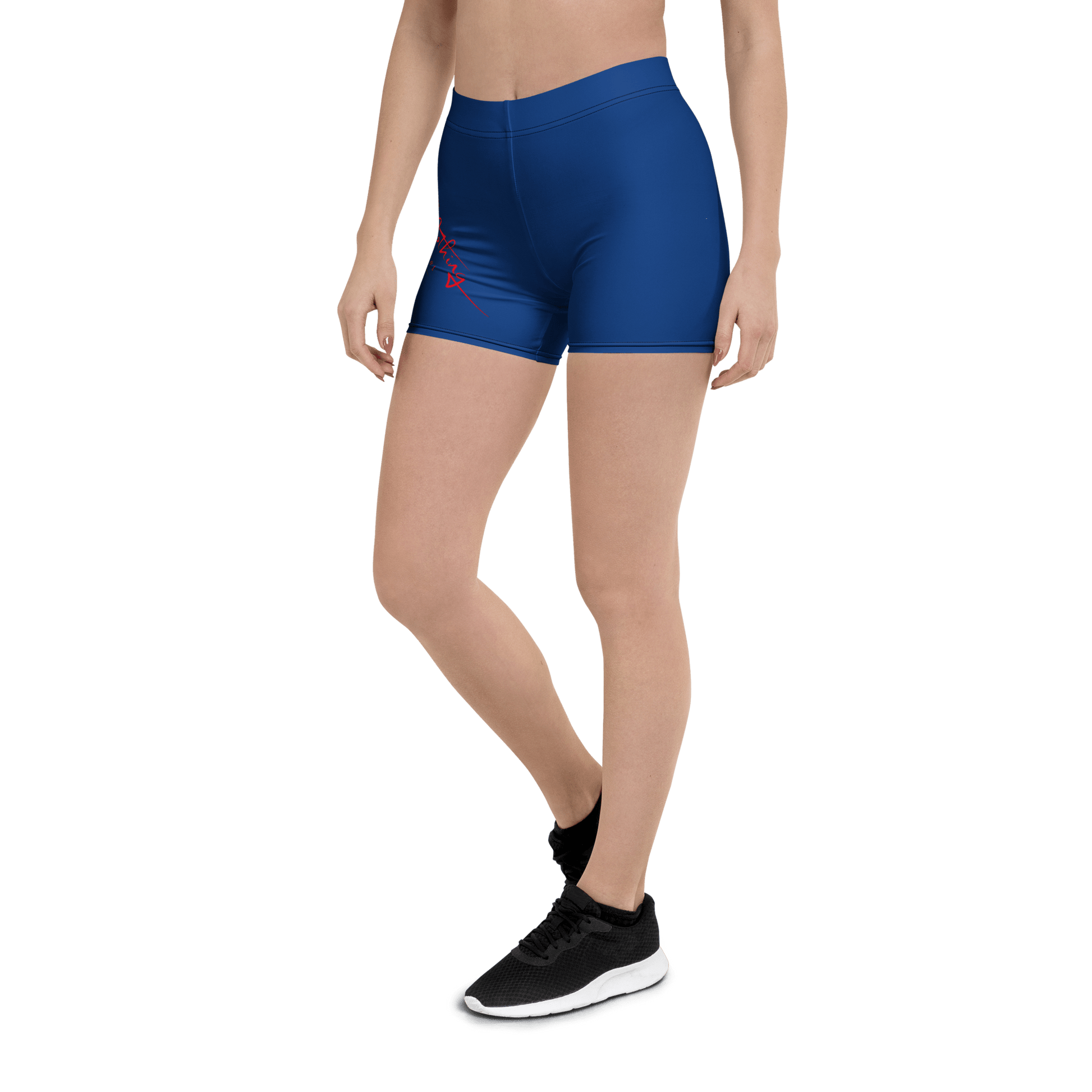 Yoga Red Print Bear Clothing Fitness Line Shorts - Bearclothing