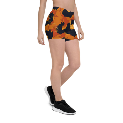 yoga tiger print shes a beast shorts