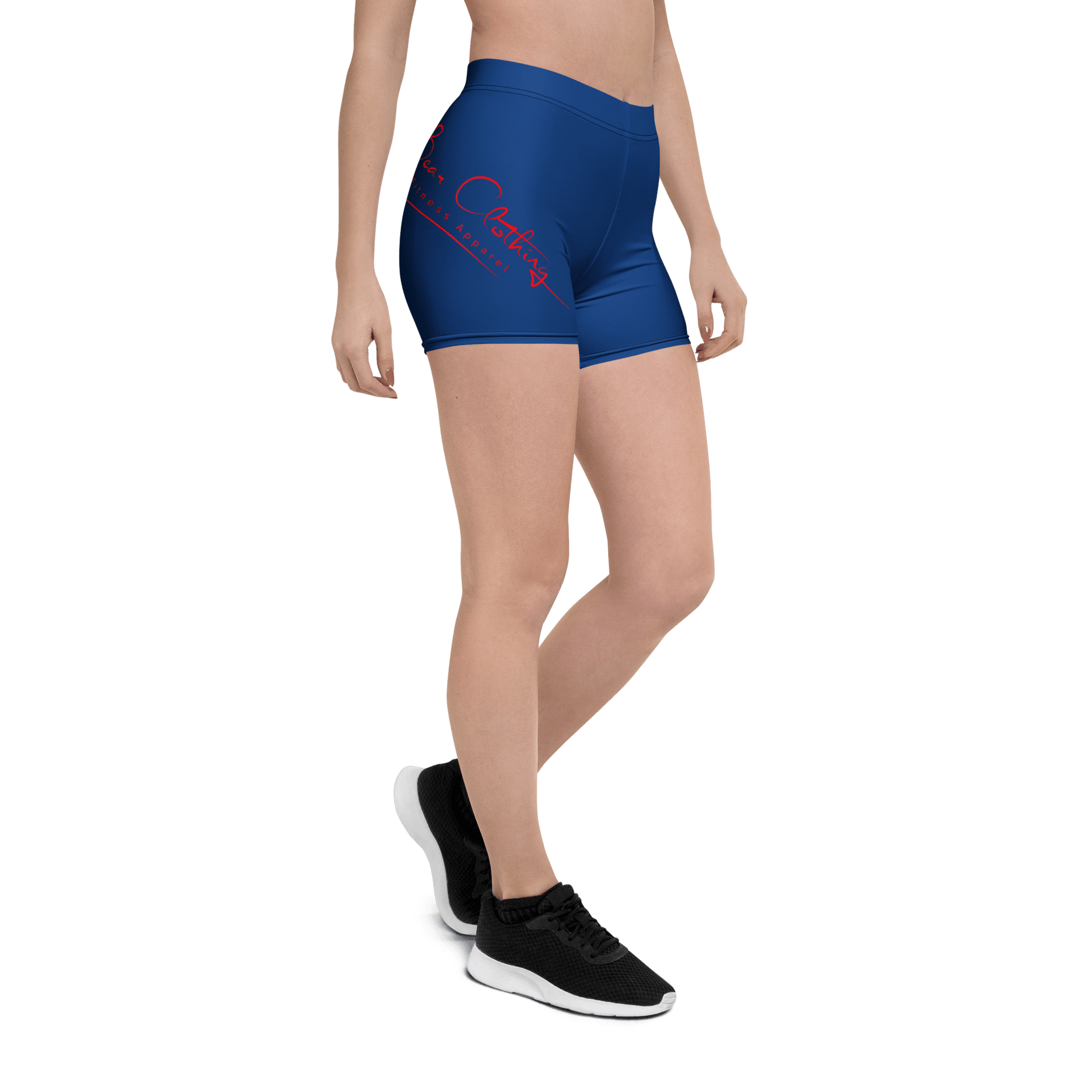 Yoga Red Print Bear Clothing Fitness Line Shorts - Bearclothing