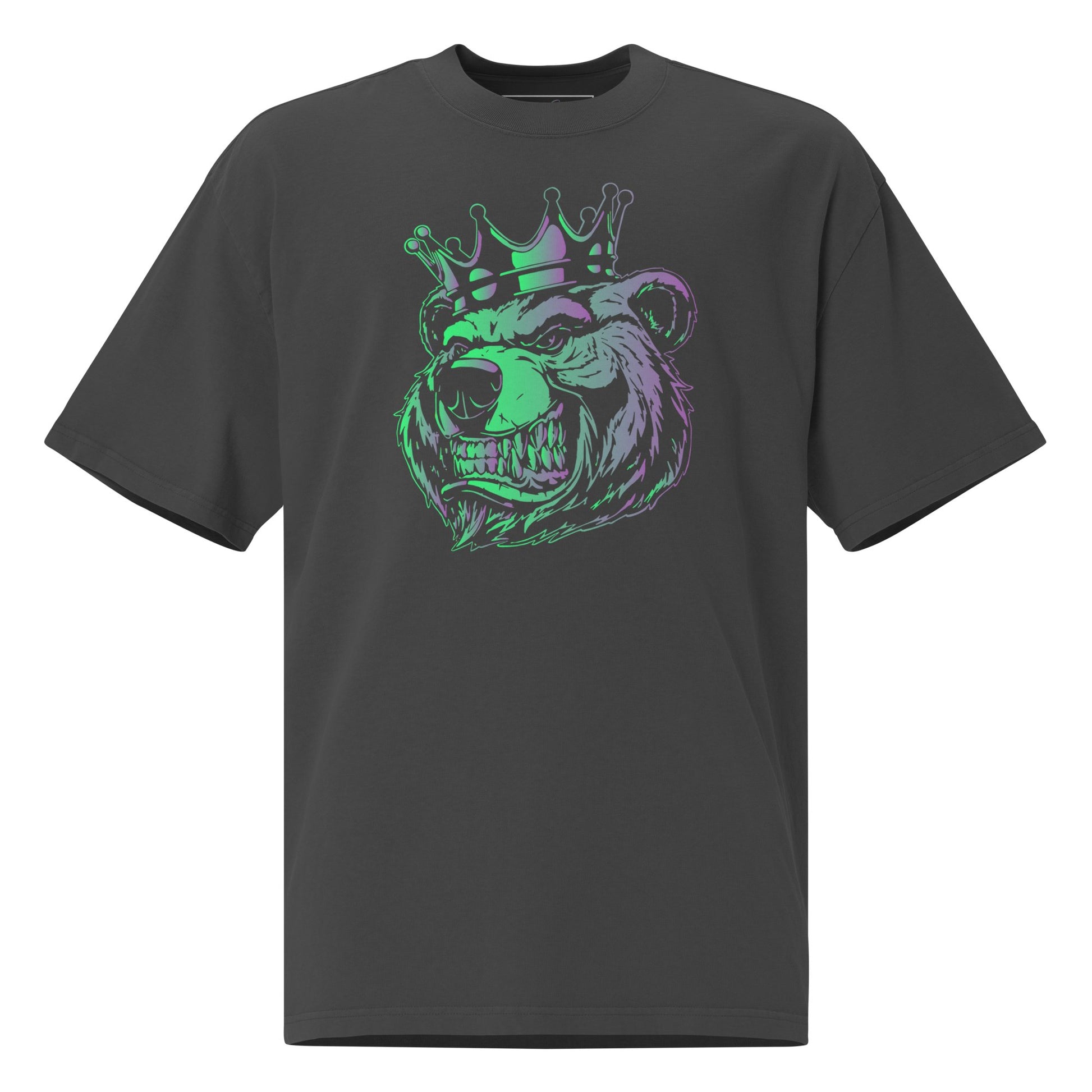 Multicolored Oversized faded t-shirt - Bearclothing