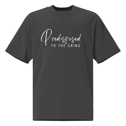 Steve Wyche White Print Predisposed Oversized faded t-shirt - Bearclothing