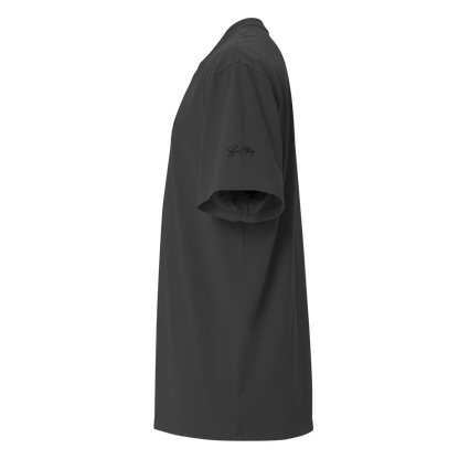 Est Oversize Embroidered Faded T-shirt - Bearclothing
