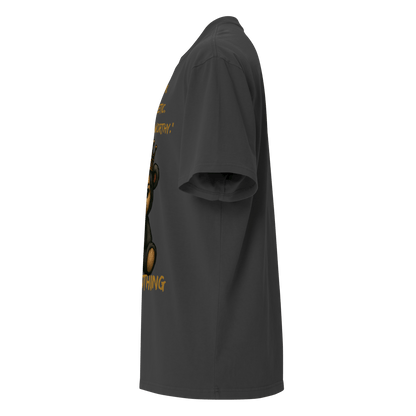 A Women’s Worth Full Body Oversized Faded T-Shirt - Bearclothing