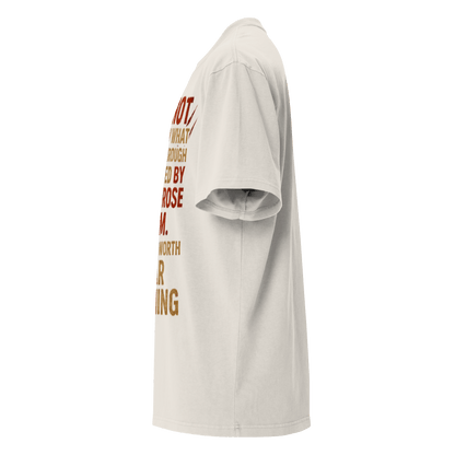 Full Body I Am Not Defined Two Color Print Oversized faded t-shirt - Bearclothing
