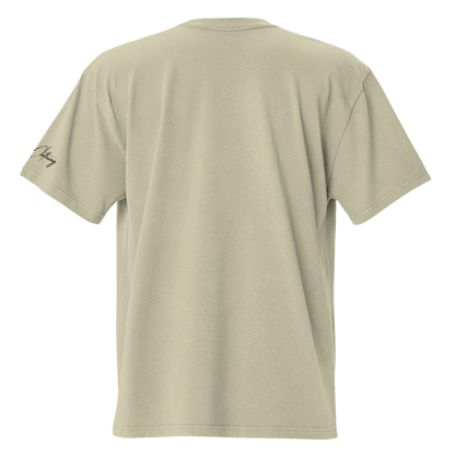 Wear Your Worth Full Body Oversized faded t-shirt - Bearclothing