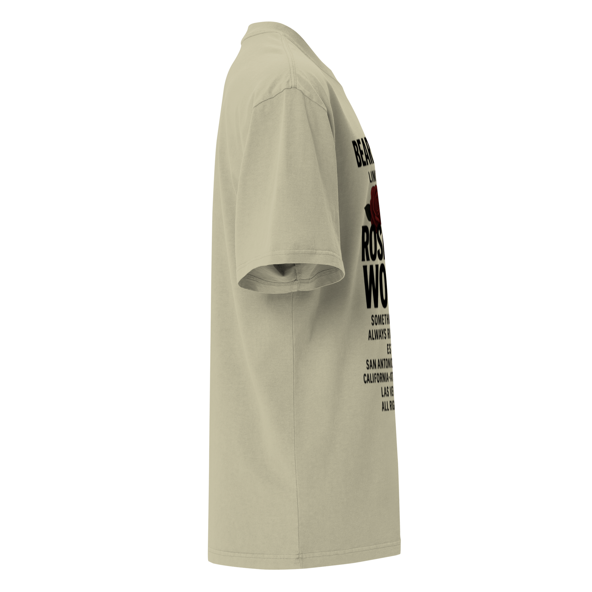 Black Full body Wear Your Worth Pump Cover Oversized faded t-shirt - Bearclothing