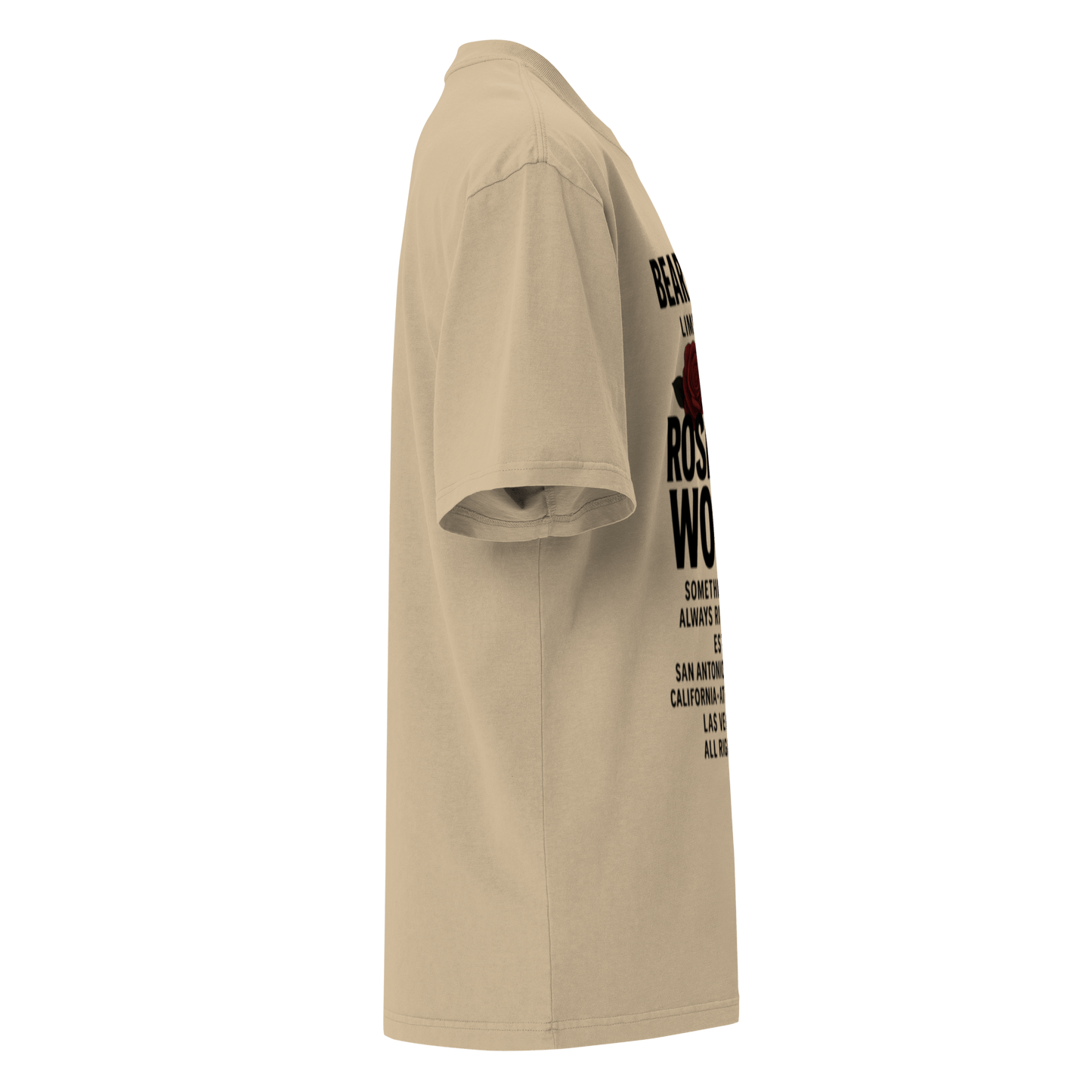 Black Full body Wear Your Worth Pump Cover Oversized faded t-shirt - Bearclothing