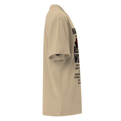 Black Full body Wear Your Worth Pump Cover Oversized faded t-shirt - Bearclothing