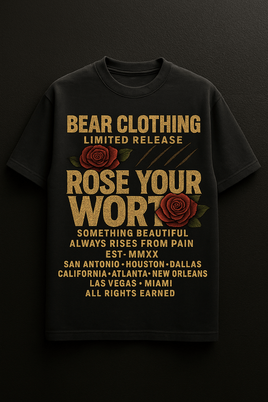 Brown Print Wear Your Worth Full Body Pump Cover Oversized faded t-shirt - Bearclothing