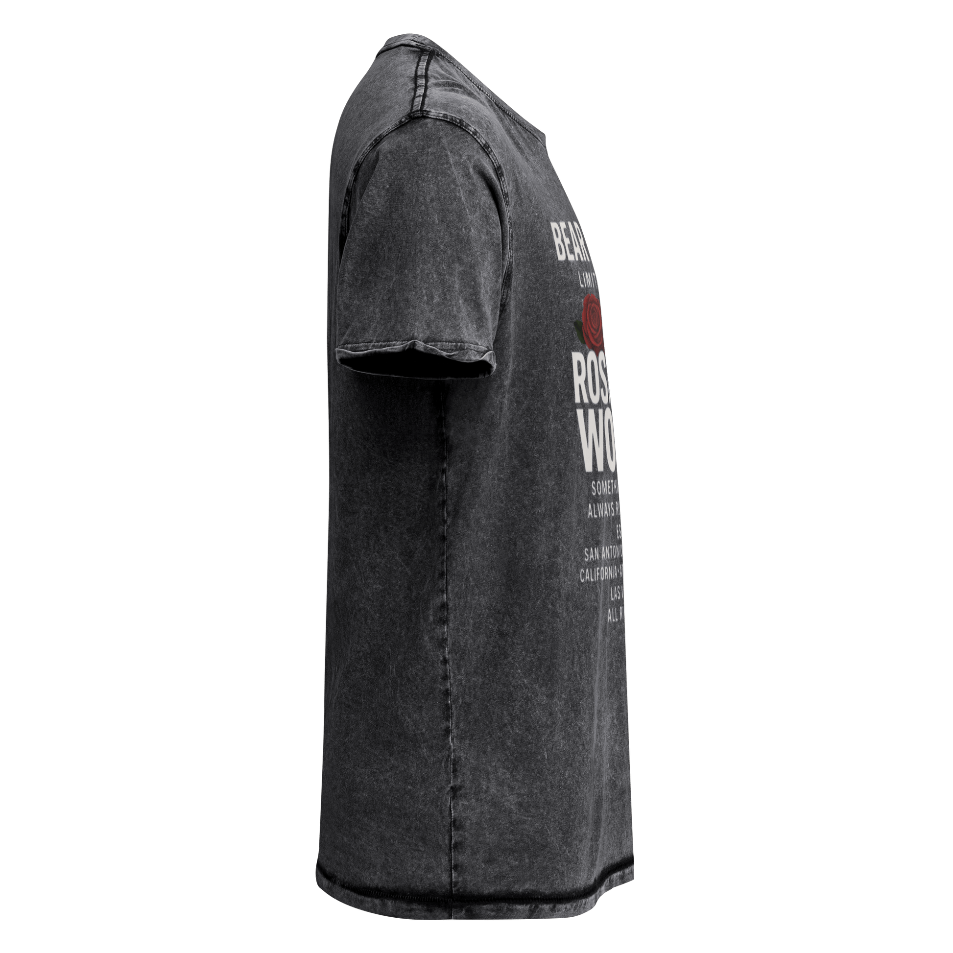 Oversized Denim Full body Wear Your Worth T-Shirt - Bearclothing
