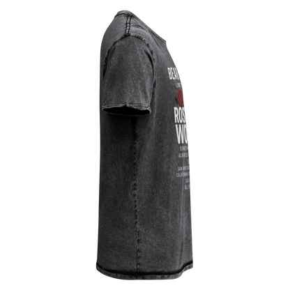 Oversized Denim Full body Wear Your Worth T-Shirt - Bearclothing