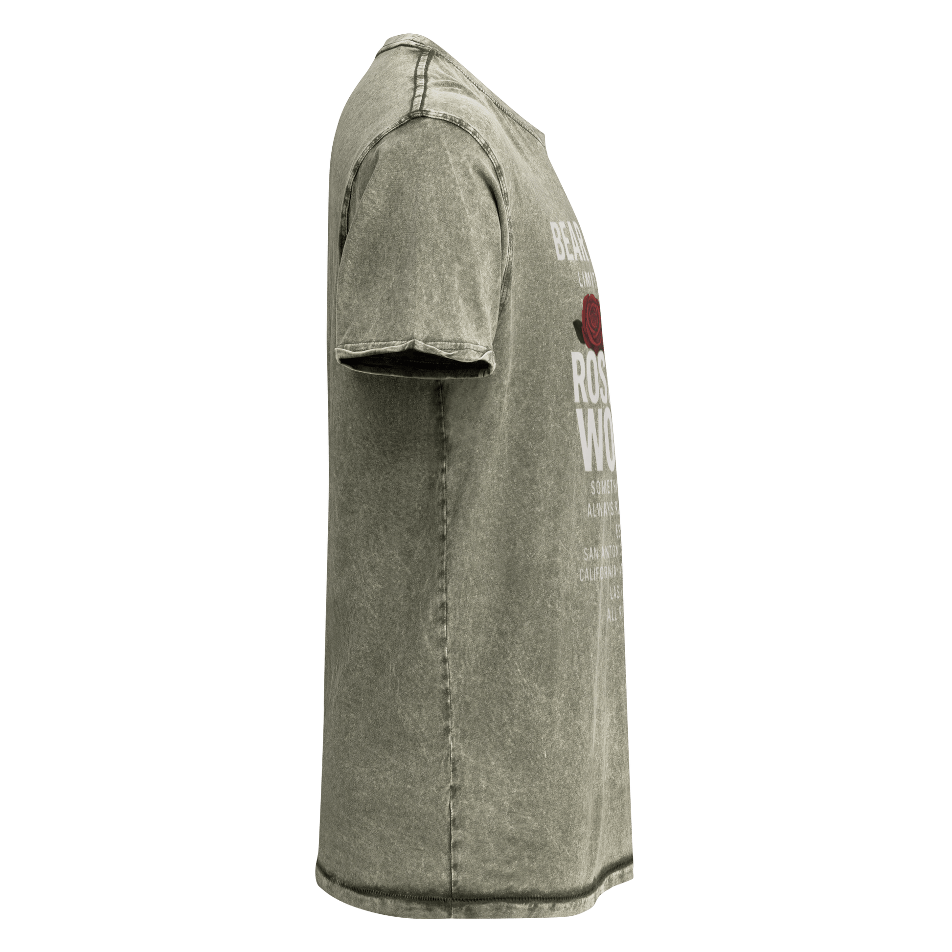Oversized Denim Full body Wear Your Worth T-Shirt - Bearclothing