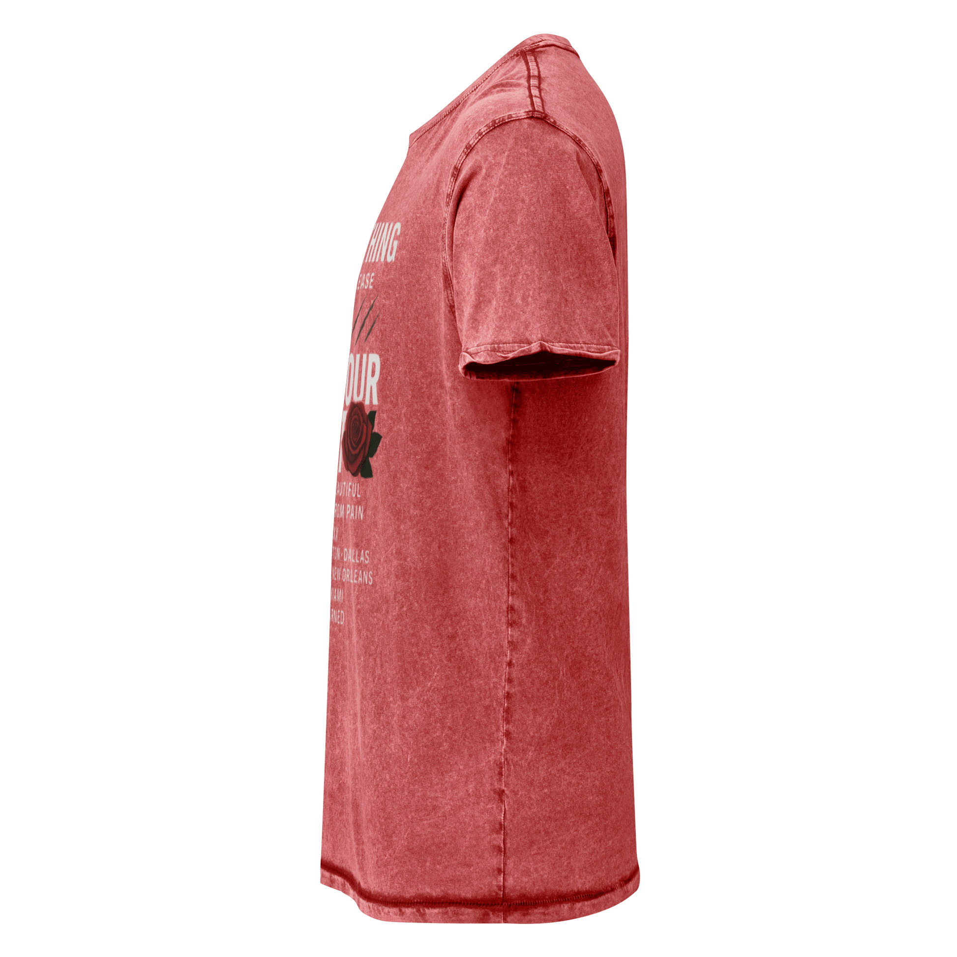 Oversized Denim Full body Wear Your Worth T-Shirt - Bearclothing