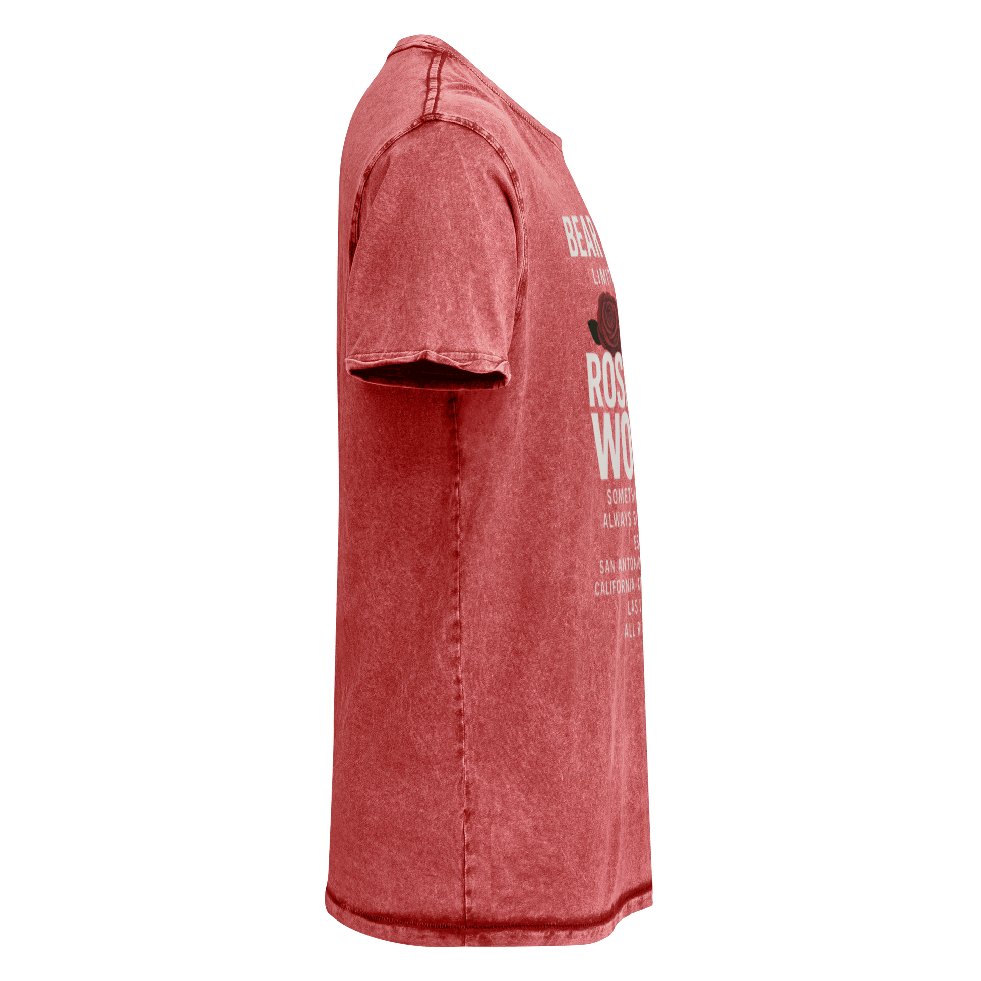 White Full body Wear Your Worth Denim Pump Cover T-Shirt - Bearclothing
