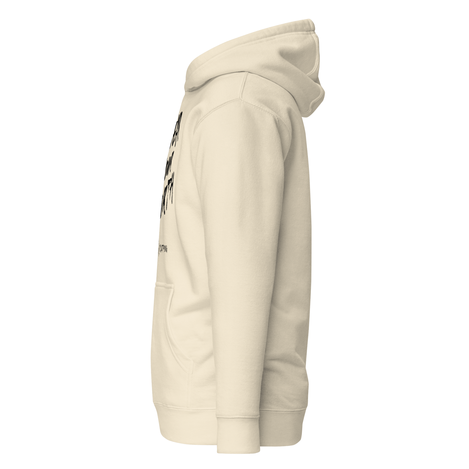 Fall Wear Your Worth Black Print Unisex Hoodie - Bearclothing
