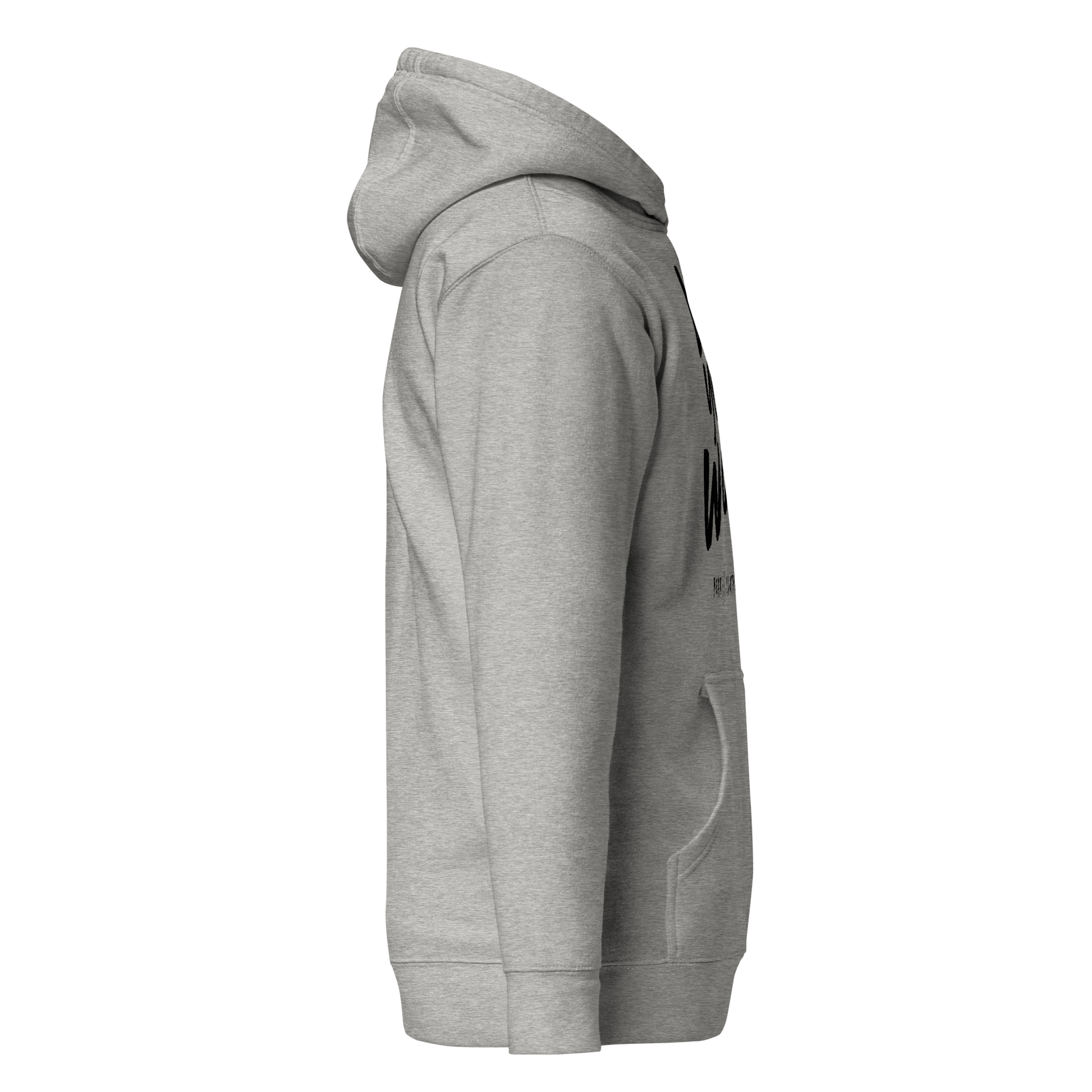 Fall Wear Your Worth Black Print Unisex Hoodie - Bearclothing