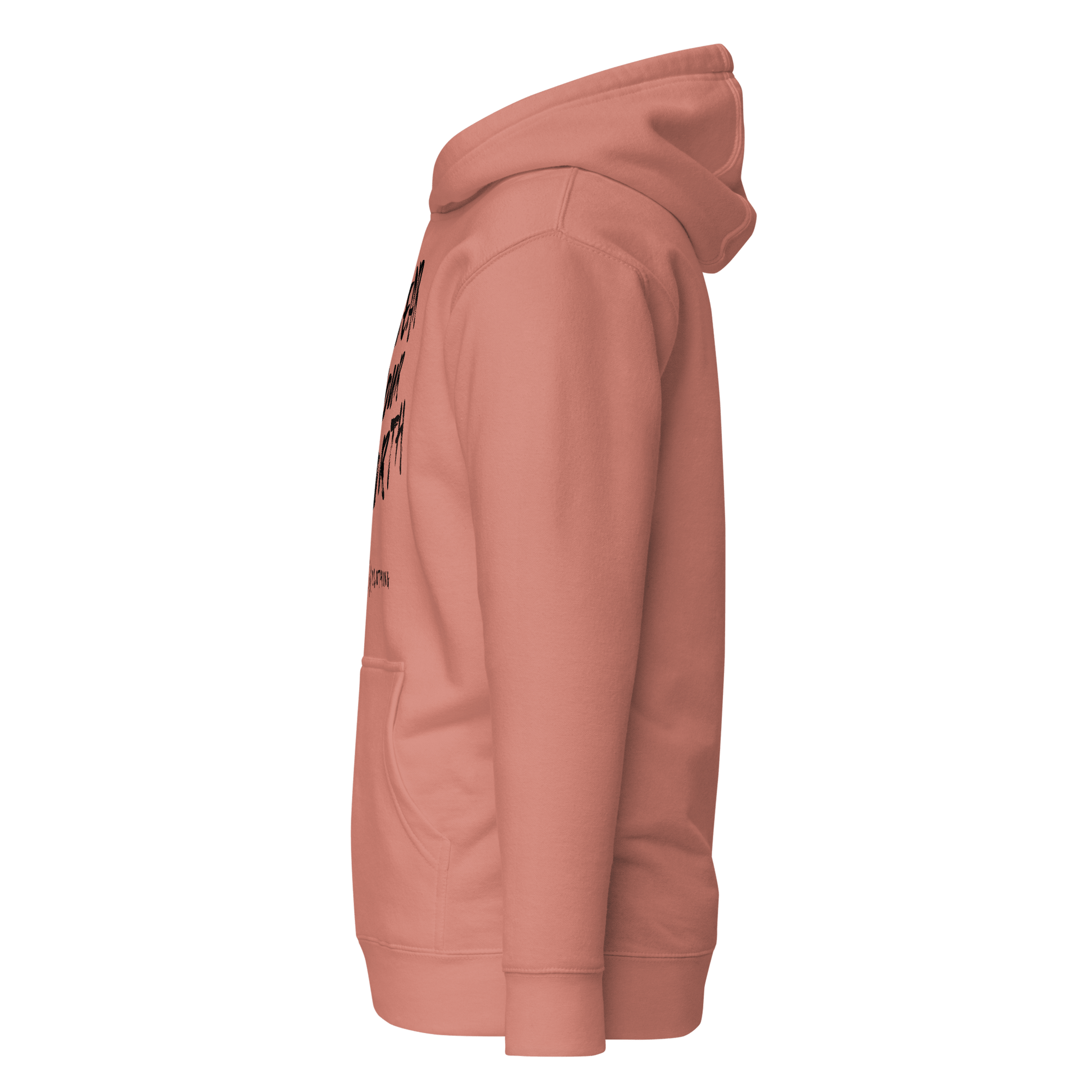 Fall Wear Your Worth Black Print Unisex Hoodie - Bearclothing